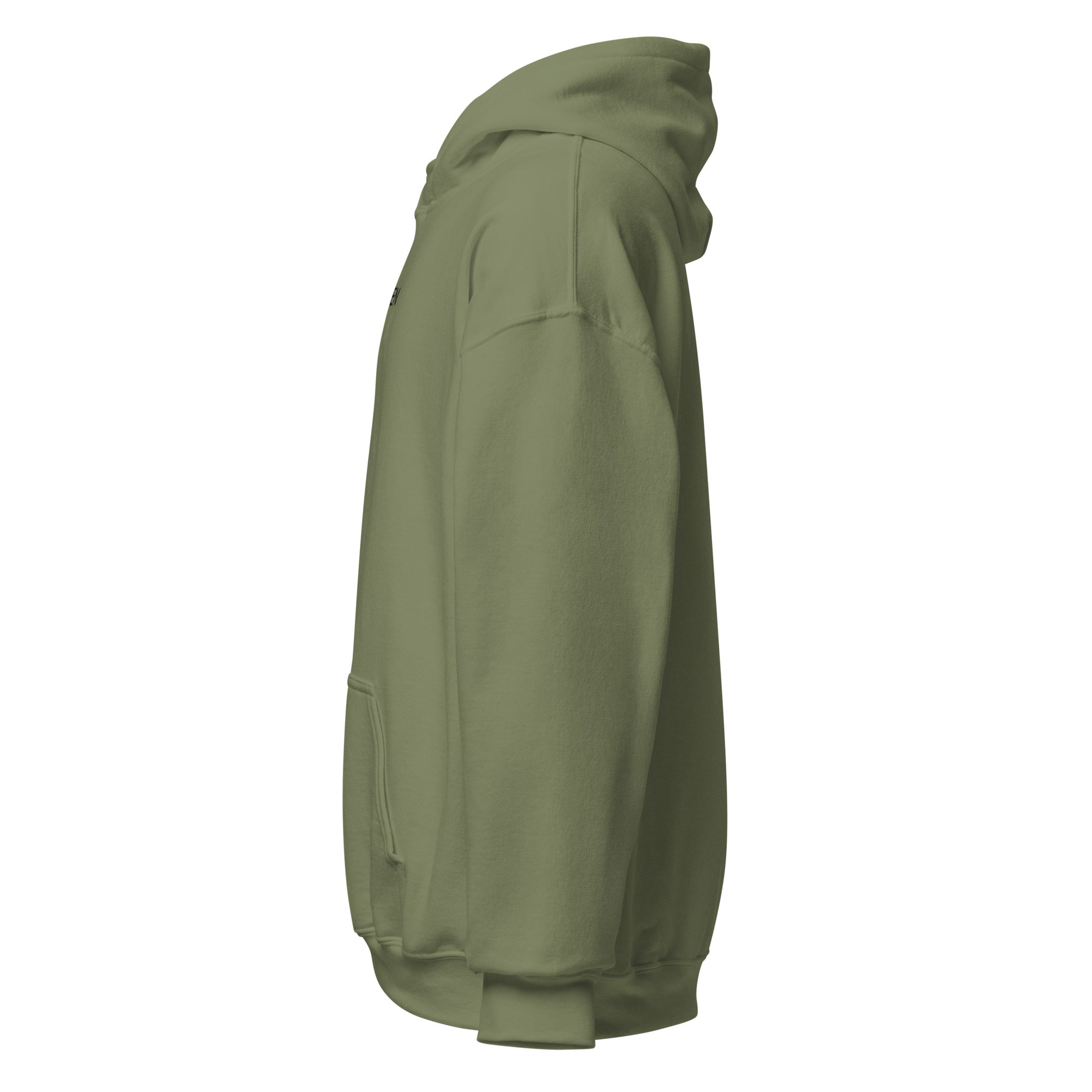 Sedelen Embroidered Hoodie Military Green