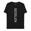 Sedelen Vertical Print T-Shirt Black