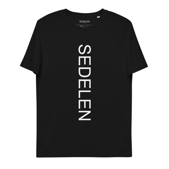 Sedelen Vertical Print T-Shirt Black